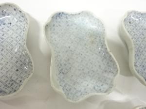 古伊万里 染付 こんにゃく印判 豆皿 5客 | 宗 sou::お茶道具・着物のお店